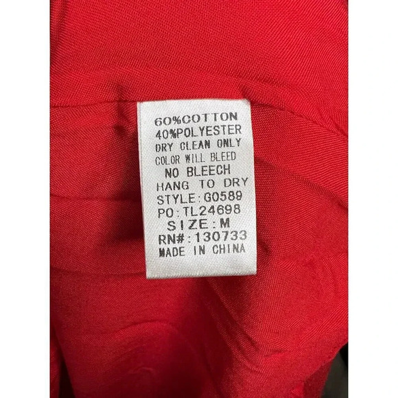 NWT Umgee red boho dress, size M. - Picture 10 of 10